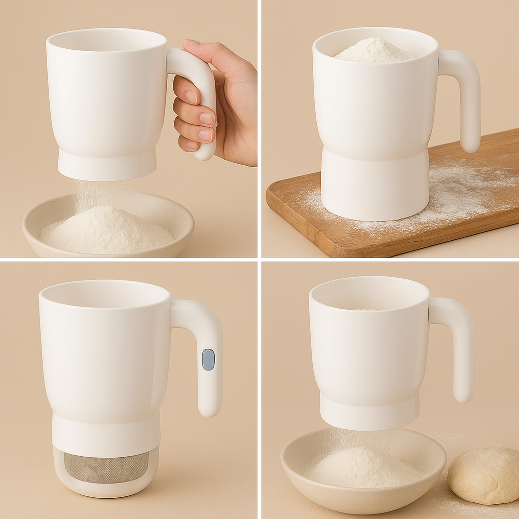 Battery Operated Electric Flour Sifter